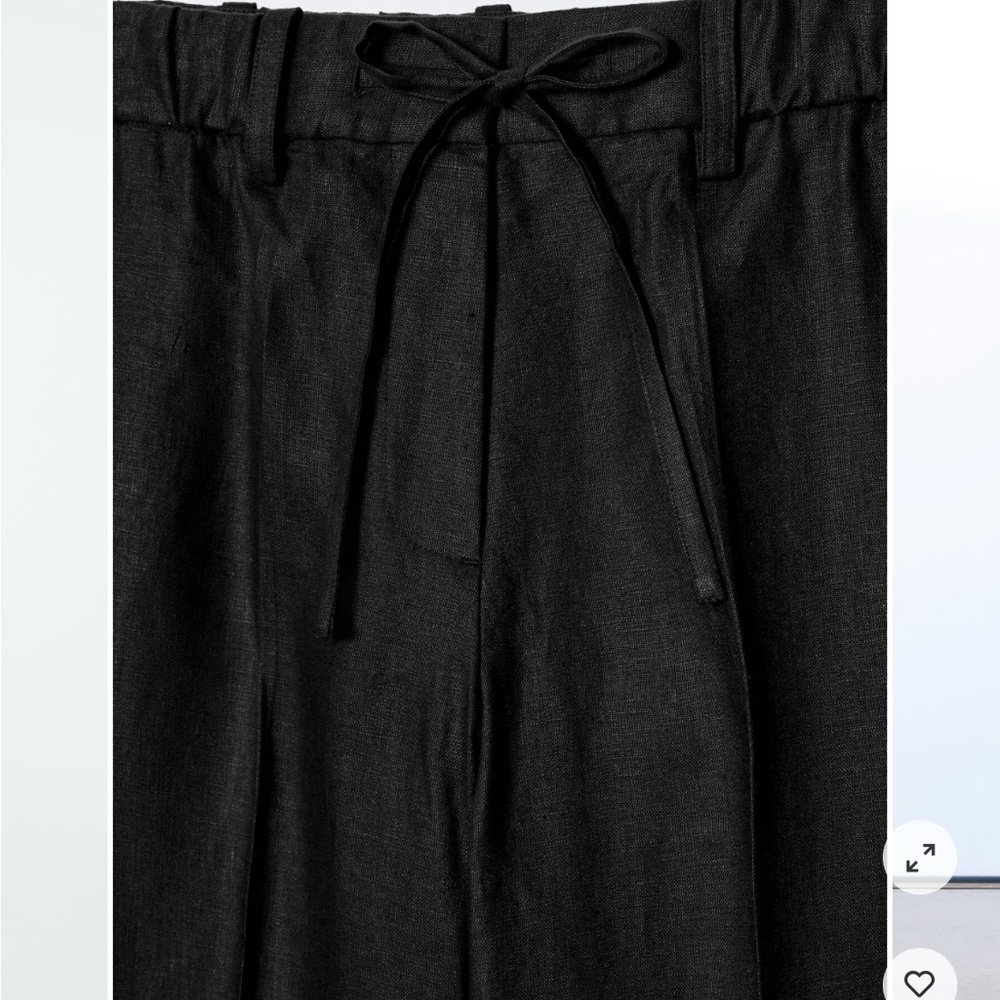 COS Linen Drawstring Pants - Picture 4 of 6